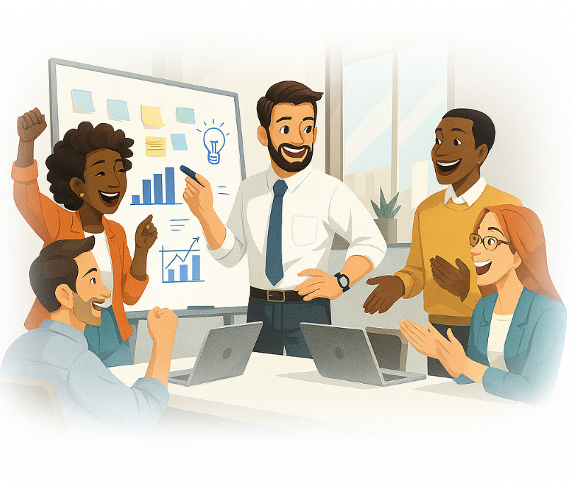 BizBarrel workspace scene